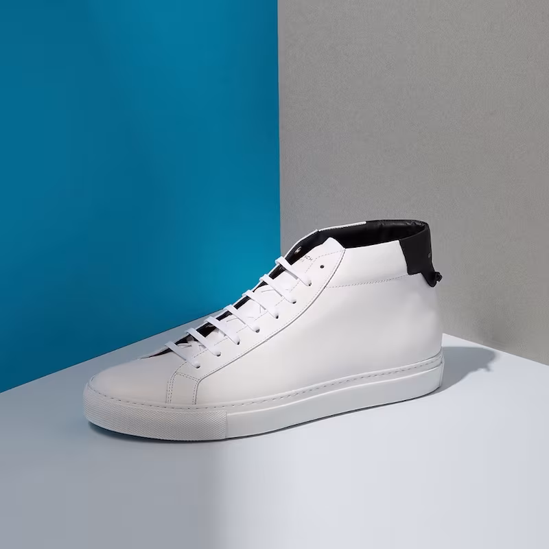 Givenchy Urban Street Mid-Top Leather Trainers