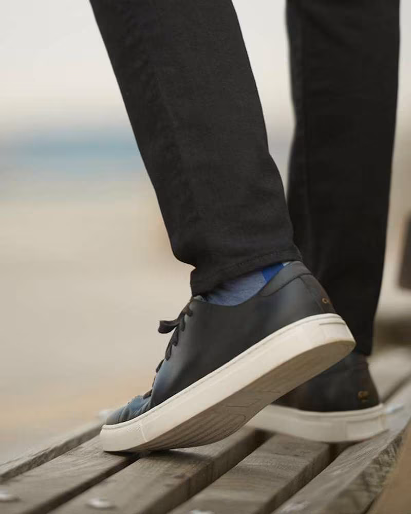 Club Monaco Leather Sneaker